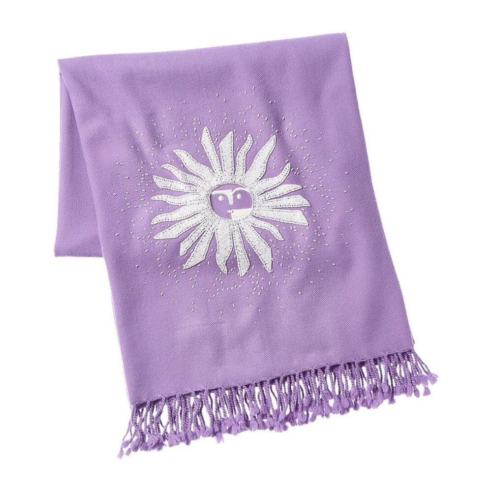 Jonathan Adler Sun Embellished Throw, Purple